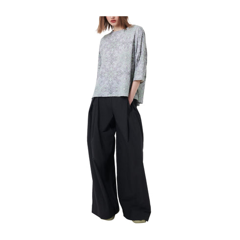 RRD Blusa Blusa Donna a 3/4 con motivo floreale Blu P25 - RRD25713 - 60 - 40 - Francavilla Moda